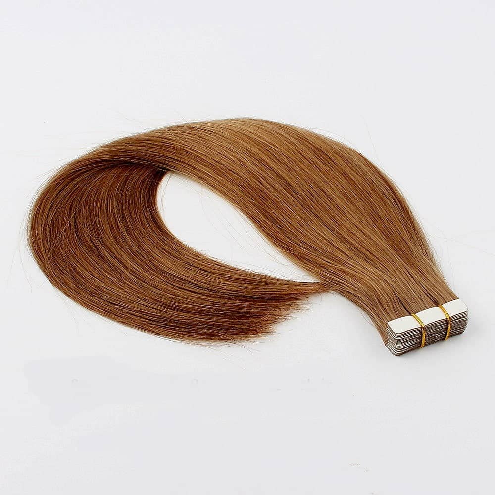 REMY FILIPINO HAIR TAPE IN EXTENSIONS 20PCS 50G 4 MEDIUM BROWN